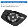 Turvysen Driver Side Mirror Glass Compatible with 2011-2018 Volkswagen Jetta,