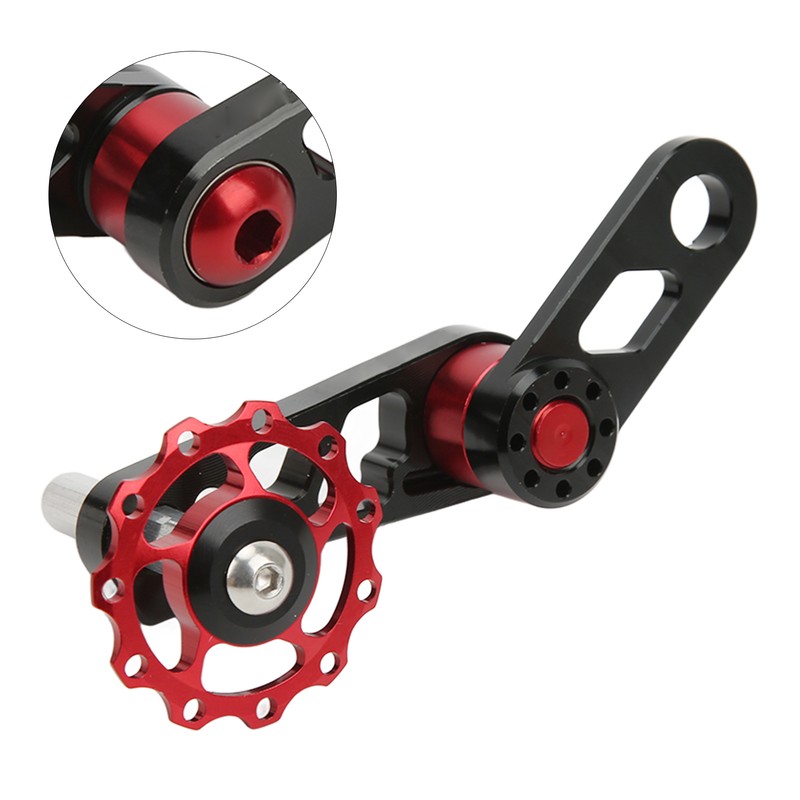 Single Speed Chain Tensioner Aluminum Alloy Folding Bike Chain Stabilizer