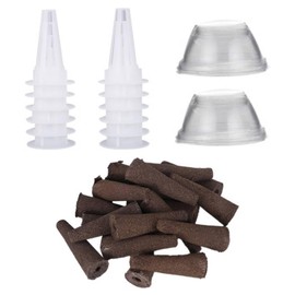 Hydroponic Growing Set, Hydroponics System Garden Pods with Grow Sponge Domes Baskets (12 Sets)