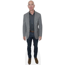 Jeff Bezos (Grey Blazer) Mini Size Cutout
