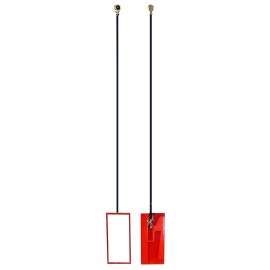 HighZer0 Electronics Set of 2x 10cm (4in) High Gain Antenna for I-PEX MHF (IPEX1) Compatible 2.4 GHz