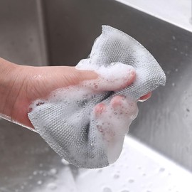 Multipurpose Kitchen Scrubbing Sponges – Heavy Duty Non-Scratch Cleaner Sponges | Multi-Surface Non-Metal Scouring Pads for Fast & Effective Cleaning