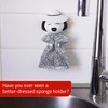 Mrs. Sponge Kitchen Sponge Holder - Plastic Dish Sponge Holder