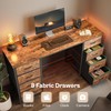 Huuger 55 Inch Computer Desk with 8 Drawers, Office Desk