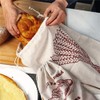 Natural Linen Bread Bags,2 PCS Reusable Bread Storage Bags Eco