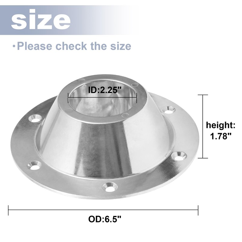 Relioky RV Table Base 2PCS - Aluminum Pedestal Table Base