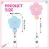 BESARME 2 Pack Badge Reel Retractable Nurse Gifts Flower Badge