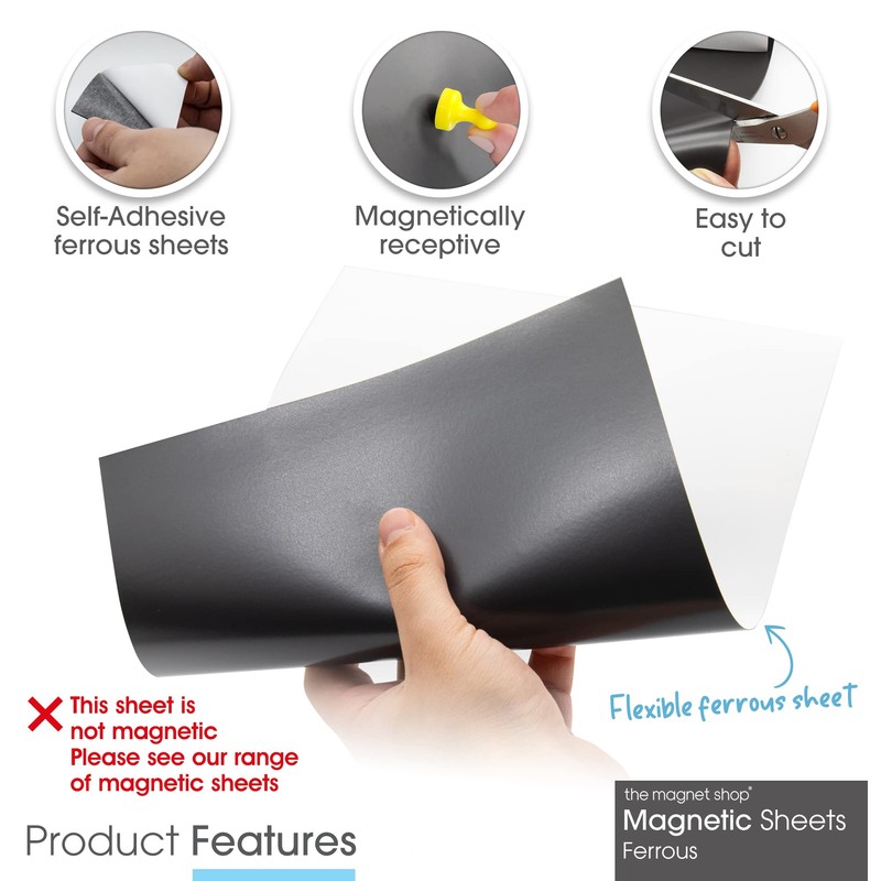 WarMag Rubber Steel Sheets | Soft Metal Sheet (Ferrous) for