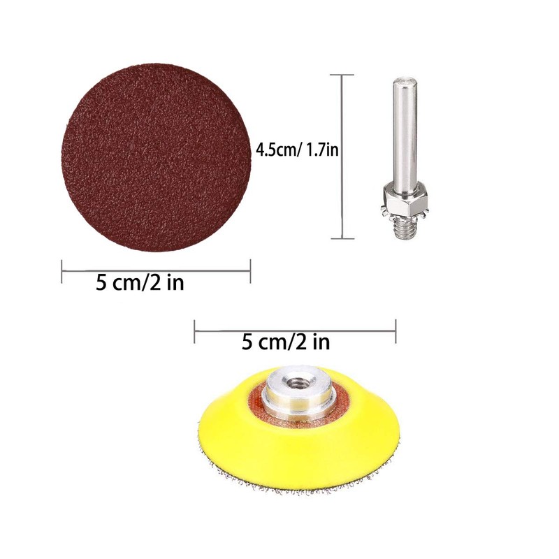 400 Pieces 2 Inch Sanding Discs, 80-3000 Grit Sandpaper with