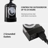 M EGA MEGACUBE Outdoor Timer Outlet Waterproof, 24 Hour Mechanical