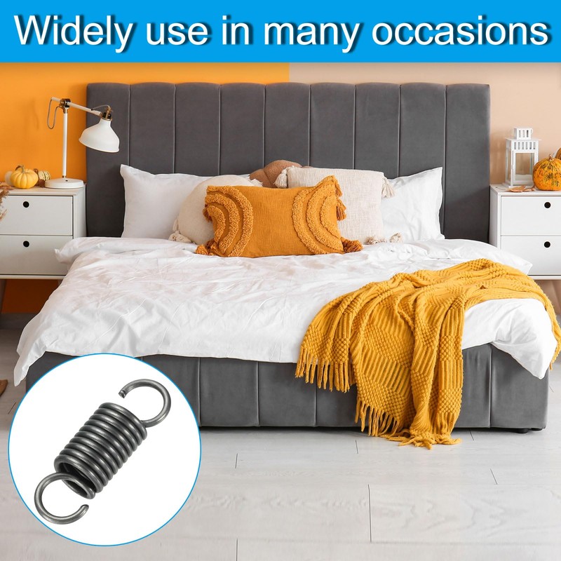 PATIKIL 1 Piece Extension Spring Wire Diameter 0.1" OD 0.7"