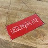 Macosa SA89232 Decorative Sign Favourite Place Red Iron 28 cm