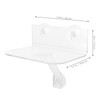 iplusmile Plastic Stand Wall Shelf Floating Shelves for Bathroom Bedroom