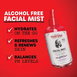 Thayers Witch Hazel Gentle Facial Mist Lavender Toner Lotion with Organic Aloe Vera 237ml