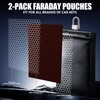 KIPHCA 2 Pack Faraday Bags for Car Keys, 5.7"x3.78" RFID