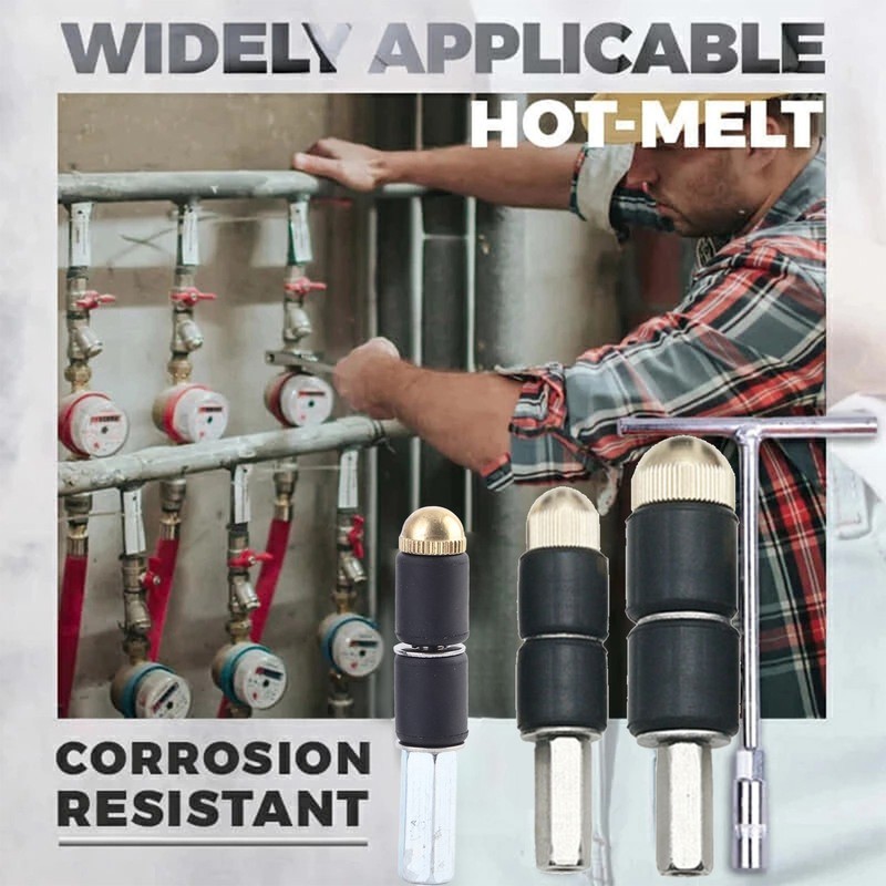 Pipe Water Stopper Kit Professional Plumber Stainless Steel Hot Melt