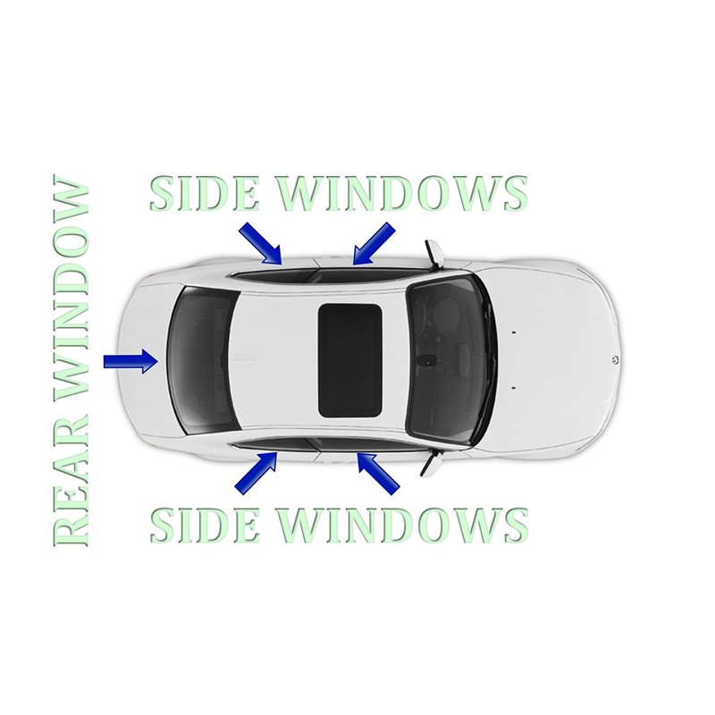 Autotech Park Precut Window Tinting Film Compatible with 2008-2012 Honda