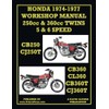 Honda Workshop Manual 1974-1977 Twin Cylinder 5 & 6 Speed