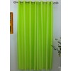 J&V TEXTILES 2 Panels Solid Grommet Semi Sheer Faux Silk