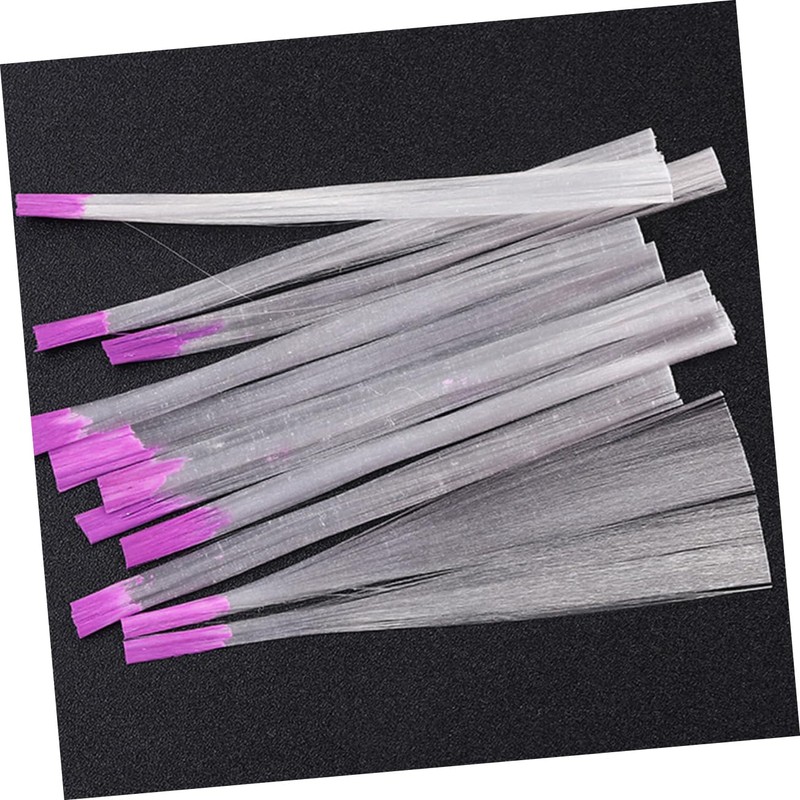 Healeved 100pcs Fiberglass Nail Extension Fiber for Manicure Shape and