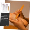 Ipetboom 1 Set Acupressure Massage Socks with Reflexology Stick Elastic