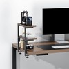 Spacrea clamp on Desk Shelf, 2 Tier Office Desk Shelves