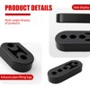 2PCS 4 Hole Exhaust Hanger Adjustable Muffler Shock Absorber for