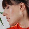 Humble Chic - Aretes de aro finos para mujer, hipoalergénicos,