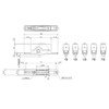 Ieken Sales Adjustable Door Cart K3-V4, Pack of 1