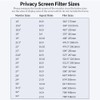 Privacy Screen Filter Reversible High-transmittance 30° Invisible Anti-UV Anti-glare Film