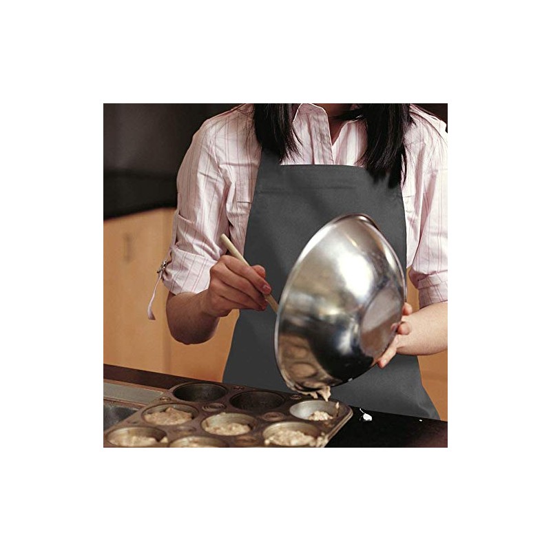 Durable Leather Aprons Waterproof Oilproof Aprons with Polyester Base Cloth