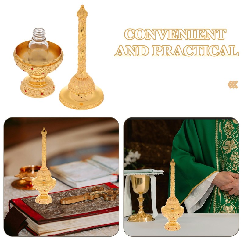 Zerodeko Catholic Holy Water Bottles for Baptism Weddings Confirmations Christian