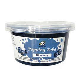 Blueberry Popping Boba Pearls Bursting Boba Pearls for Bubble Tea, Popping Juice Boba Balls, Bomb Boba Pearl Balls - 490g(17.25oz)
