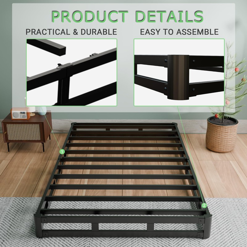 FMDMR Twin Box Spring 4 Inch - Low Profile Box