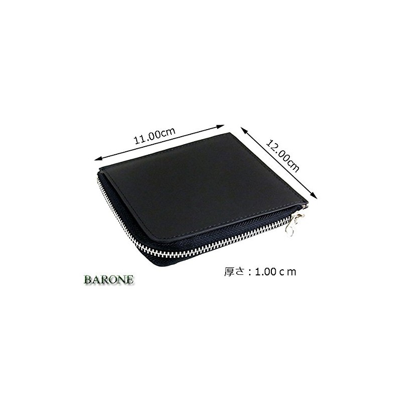 BARONE バローネ 小銭入れ コインケース 本革 BN-1055 ブラック