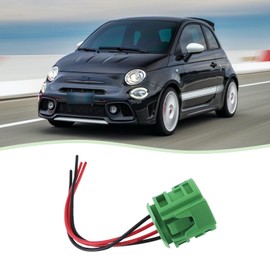YINETTECH Daytime Running Light DRL Connector Plug Repair Wire Harness Compatible with Fiat 500 Compatible with Abarth 595 2007-2015