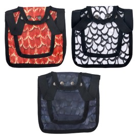 lasuroa 3pcs Chicken Saddle for Hens, 7.48 Inch Comfortable Hen Aprons Vest with Adjustable Strap Chicken Back & Side Wings Saddle Outdoor Poultry Protective Accessories (Assorted Colors)