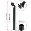 X AUTOHAUX 30.4x300mm Bicycle Seat Post Aluminum Alloy Adjustable with