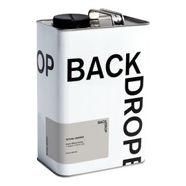 BACKDROP | Premium Cabinet & Door Paint | Durable & Washable Semi-Gloss Finish | Self-Priming, Low VOC, Green Wise Certified | RITUAL UNIONS - Neutral, light gray | 1 Gallon