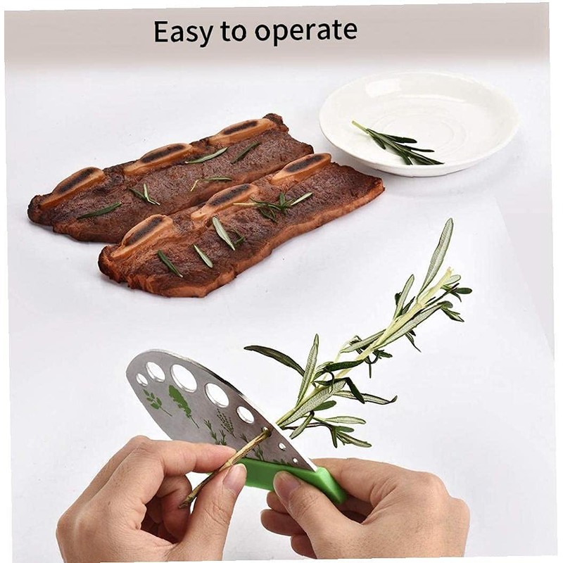 Herb Stripping, 9 Hole Herb Stripping, Stainless Steel Kitchen Herb