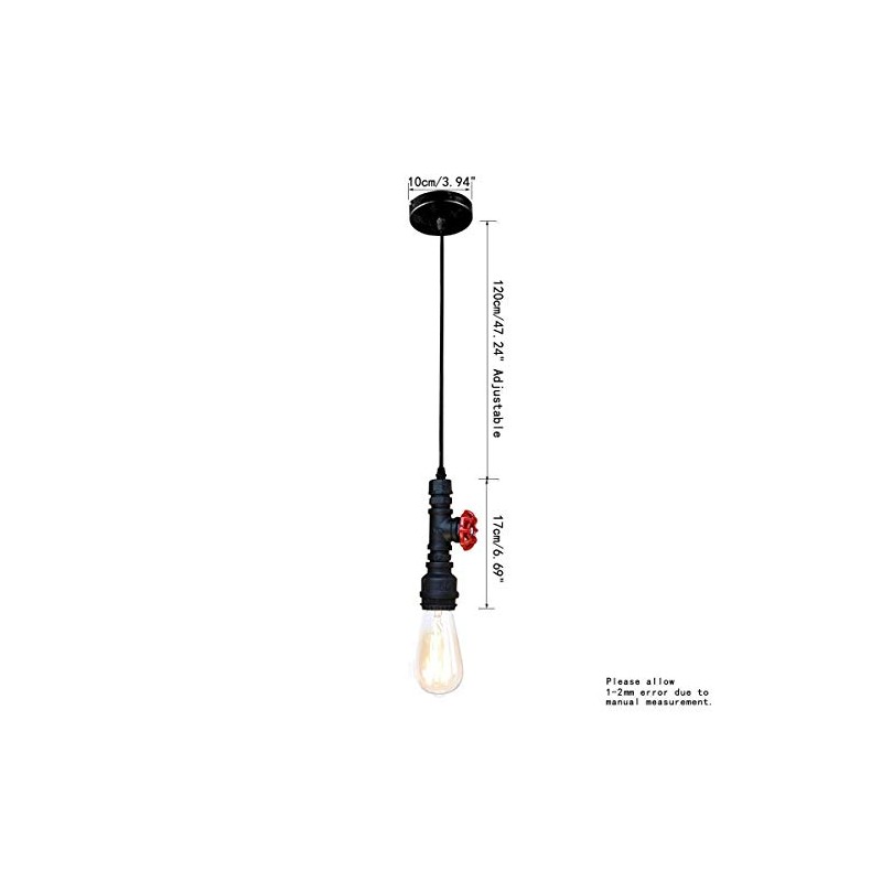 PYXEL STUDIO Quality Home Lighting Black Steam Punk Stop Tap
