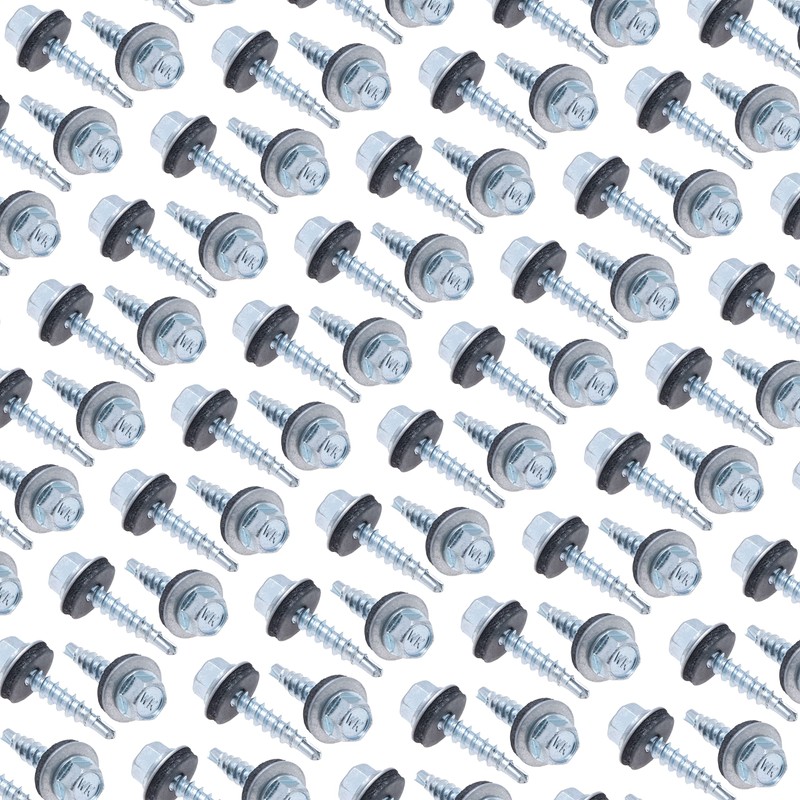 4.8 mm x 70 mm Roofing Screws, Self-Drilling Hex Screws