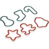 Christmas Shapes Plastic Cookie Cutters, 6-pc. Sets