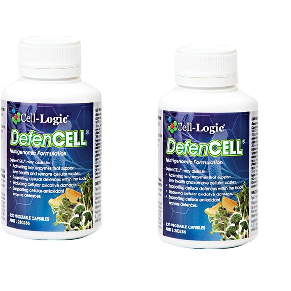 2 x 120 capsules CELL LOGIC DefenCell ( Nutrigenomic dietary supplement )