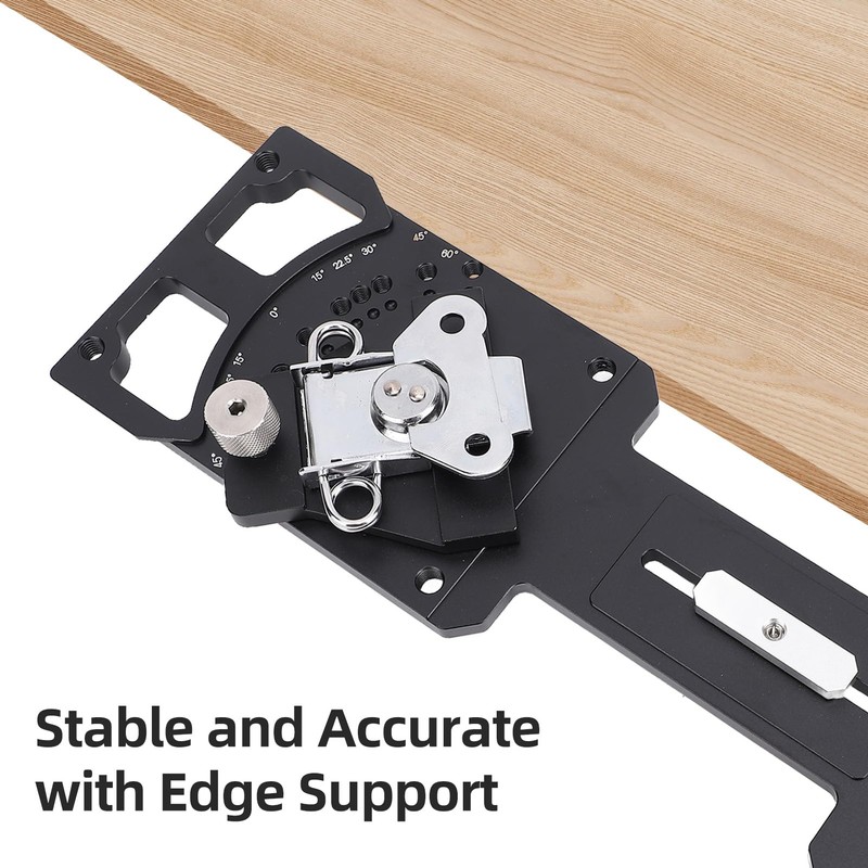 Track Saw Square Adjustable Angle Guide Rail Square for Woodworking
