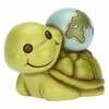 THUN - Tartaruga con mondo, Collezione Icone - ceramica, 10,7x7,2x8,6