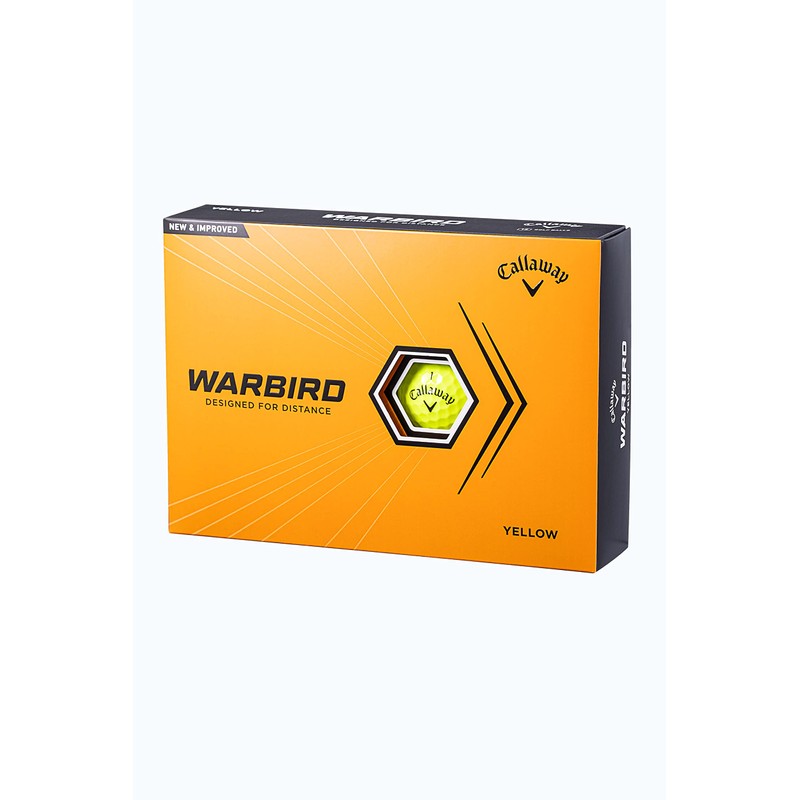 Callaway WARBIRD 23 YLW Golf Balls, 1 Dozen (12 Piece),