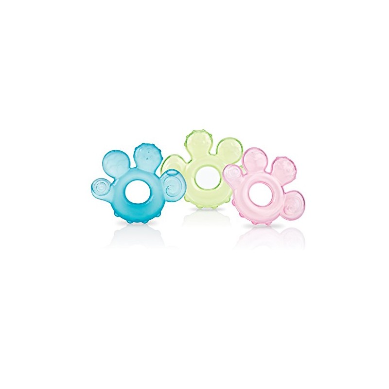 Nuby IcyBite Hand Teether, Colors May Vary