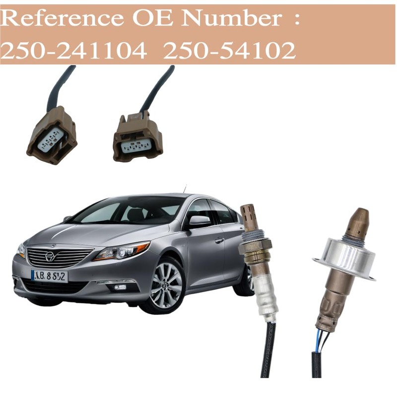 HONGCY O2 Oxygen Sensor 2PCS Upstream and Downstream for Nissan