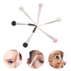 PACKOVE 6Pcs Dual Ended Eyebrow Eyelash Makeup Sponge Brush for